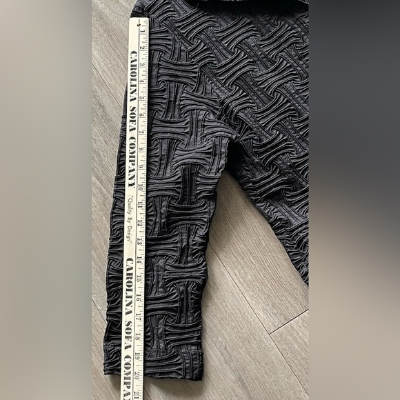 Great Cavalier By St Paul Black Textured Pattern Button Down Jacket Women’s L - Picture 10 of 10